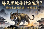 昏天黑地是什么生肖？揭秘生肖與成語的巧妙聯(lián)系