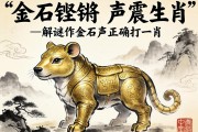 金石鏗鏘，聲震生肖—解謎作金石聲正確打一肖