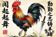聞雞起舞，勤勉之志鑄豐碑