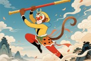 金猴奮起千鈞棒，玉宇澄清天翻地覆