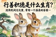 行善積德是什么生肖？在流傳的民間文化里，常有一個溫柔的答案—兔