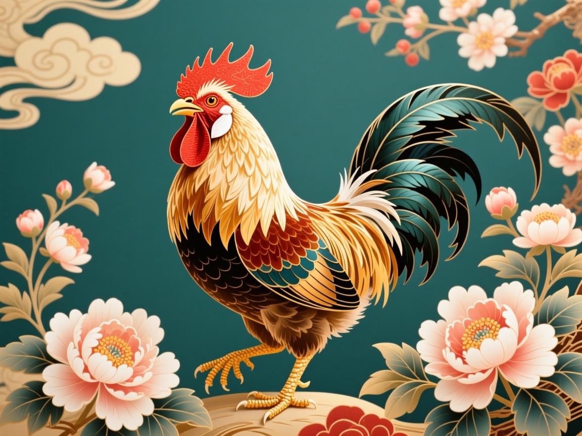 金雞一唱百花醒