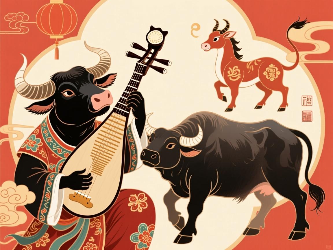 對牛彈琴與生肖牛