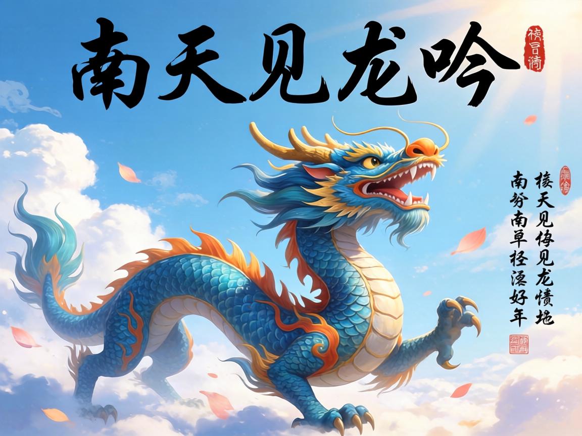 天高云淡見龍吟