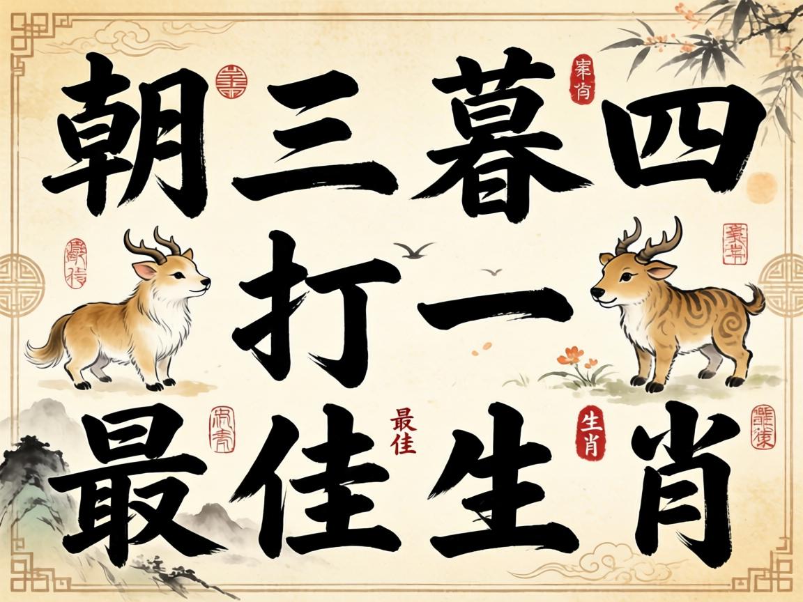 朝三暮四打一最佳生肖