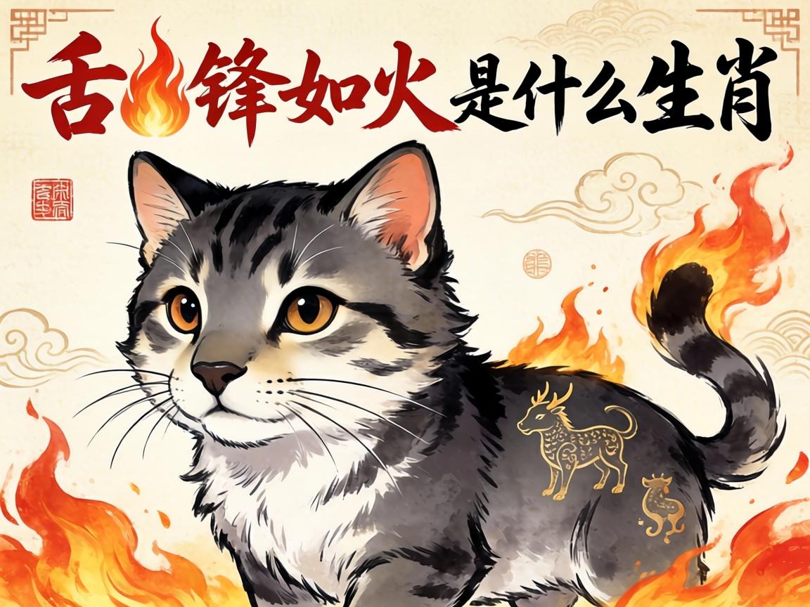 舌鋒如火是什么生肖