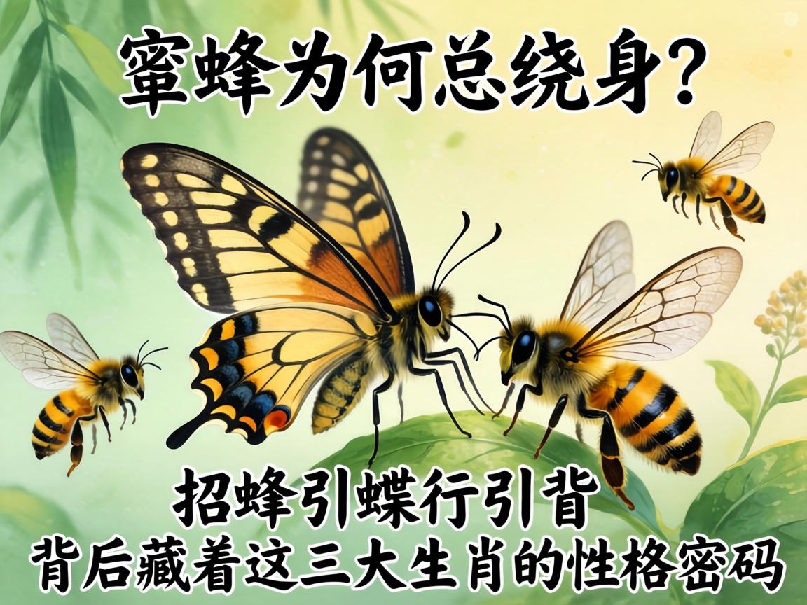 招蜂引蝶背后藏著這三大生肖的性格密碼