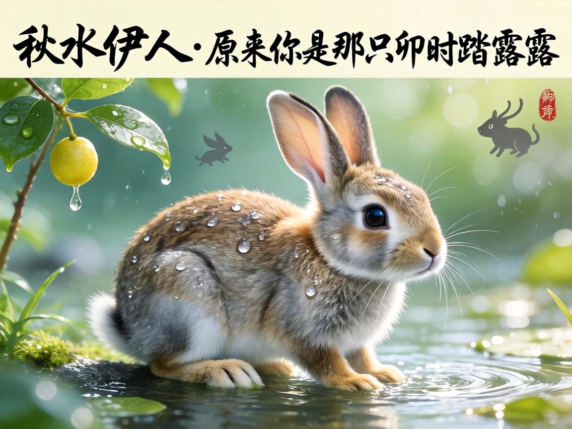 原來你是那只卯時踏露的兔