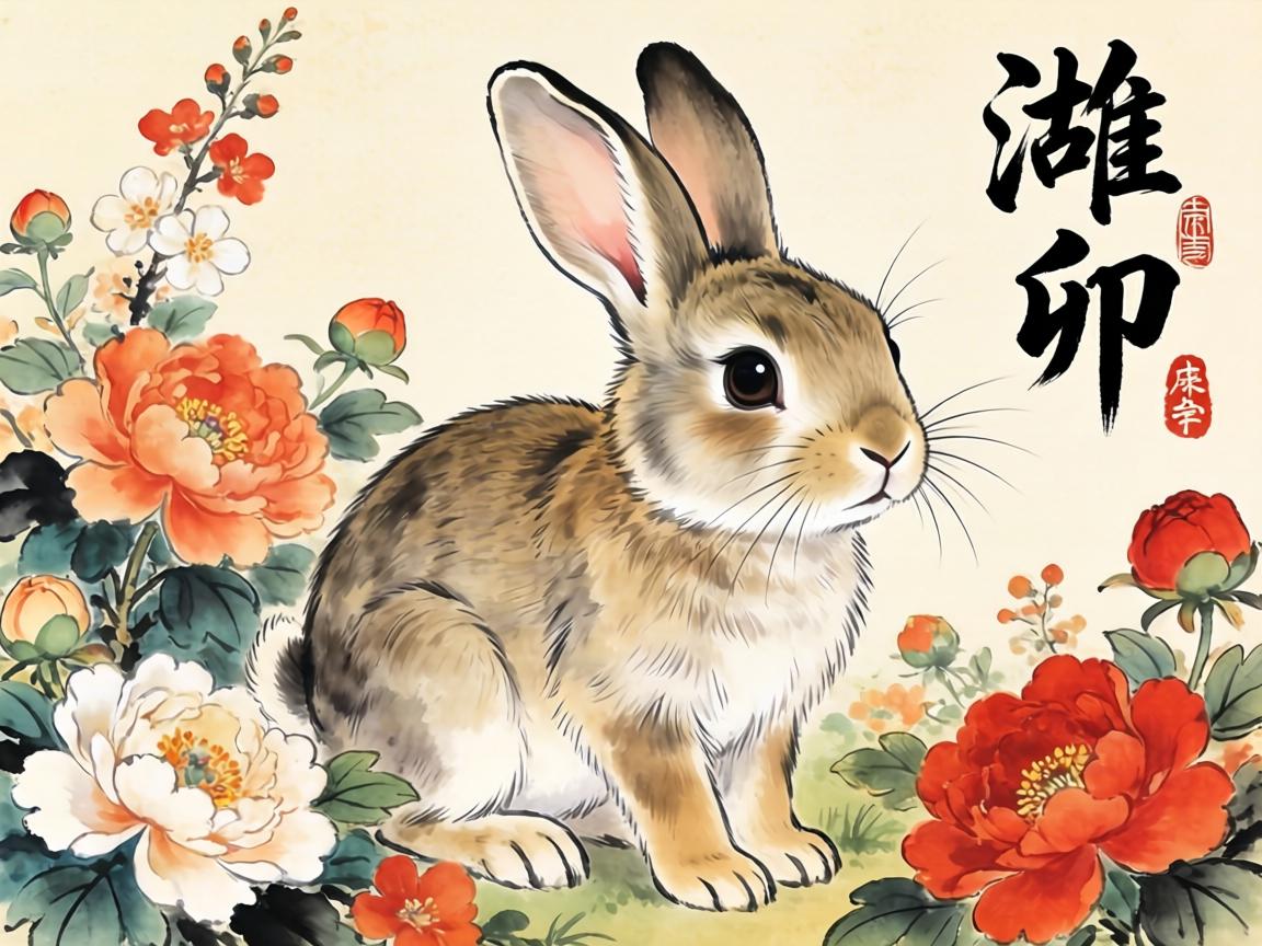 百花爭(zhēng)艷是卯兔