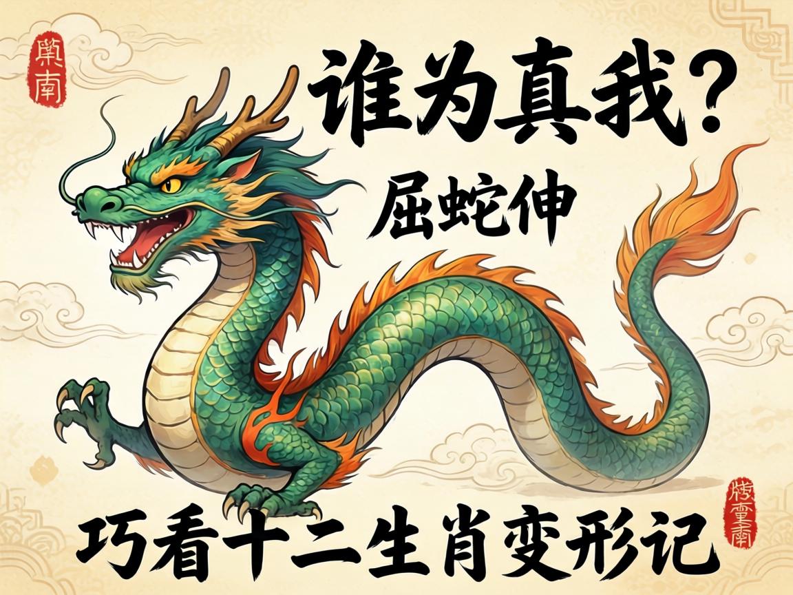 巧看十二生肖的變形記