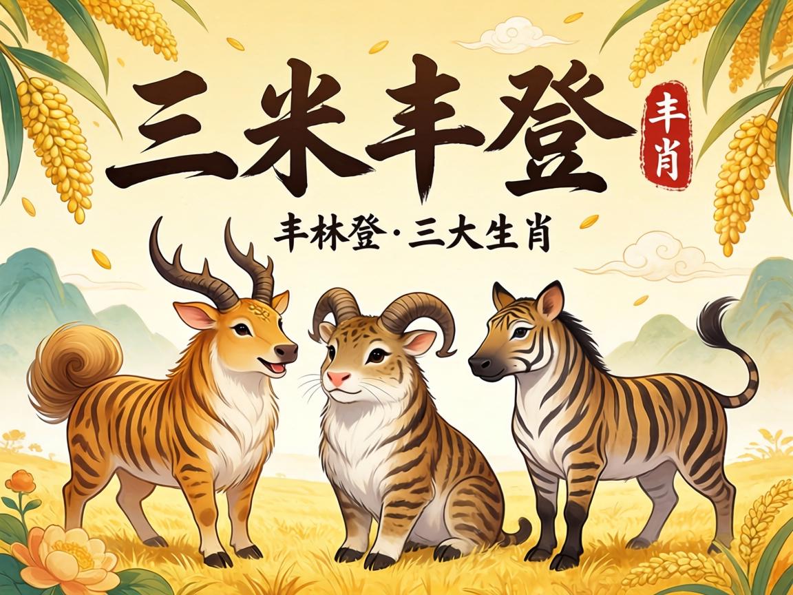 五谷豐登三大生肖
