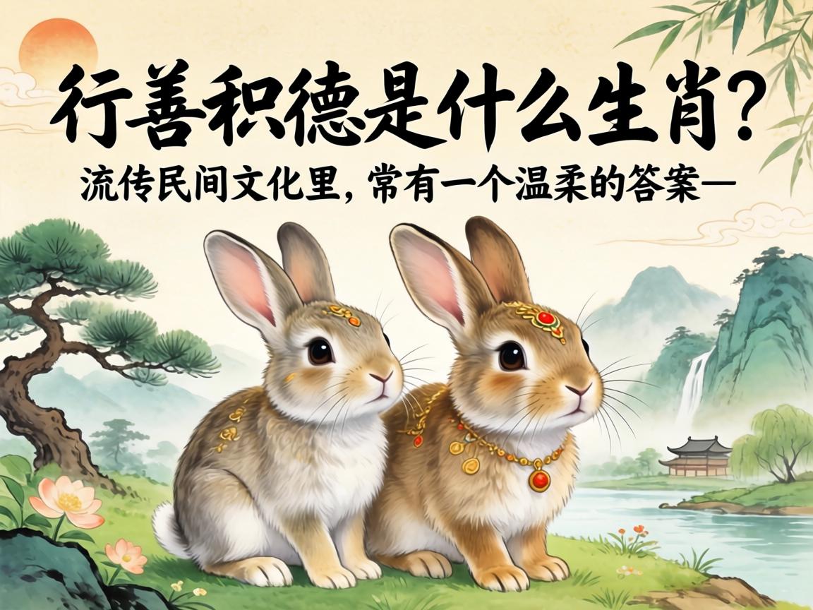 行善積德是什么生肖