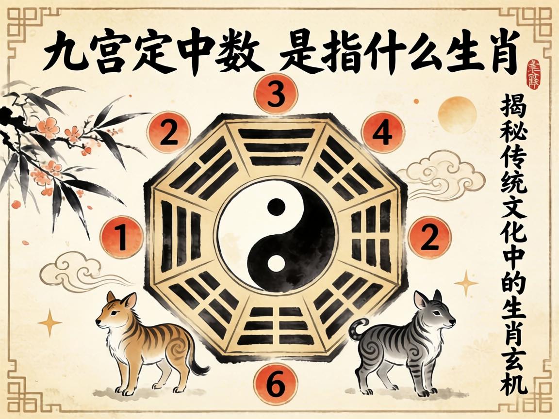 九宮八卦定中數是指什么生肖