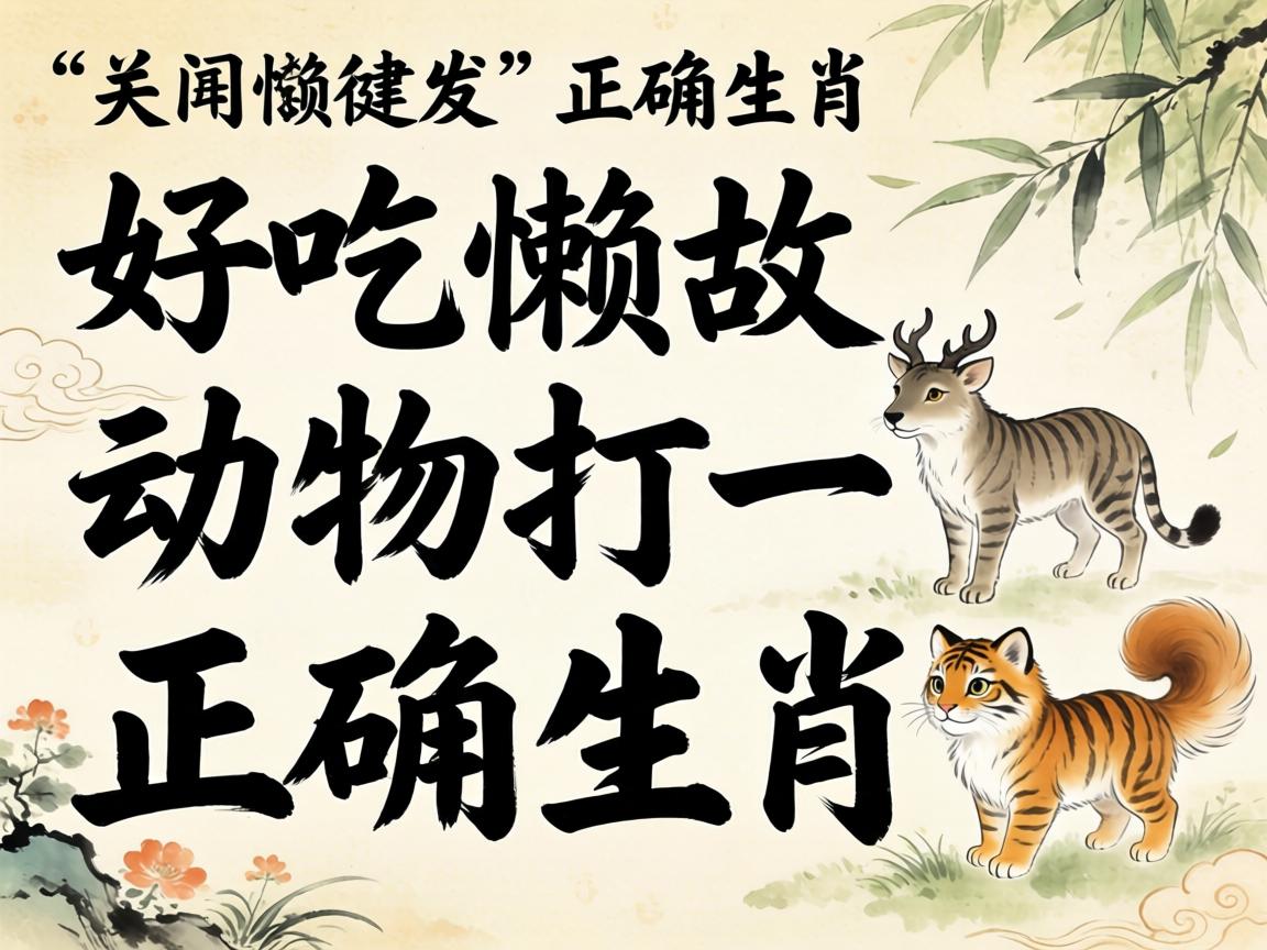 好吃懶做的動(dòng)物打一正確生肖