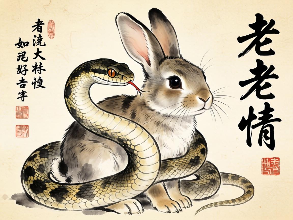 蛇纏兔